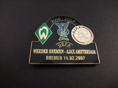 UEFA Cup voetbal 2007 Werder Bremen -Ajax